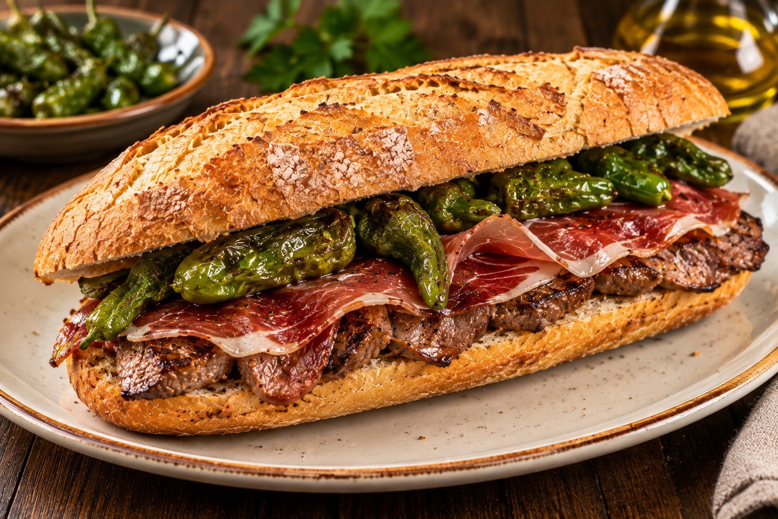 Bocadillo Serranito, foto provisional