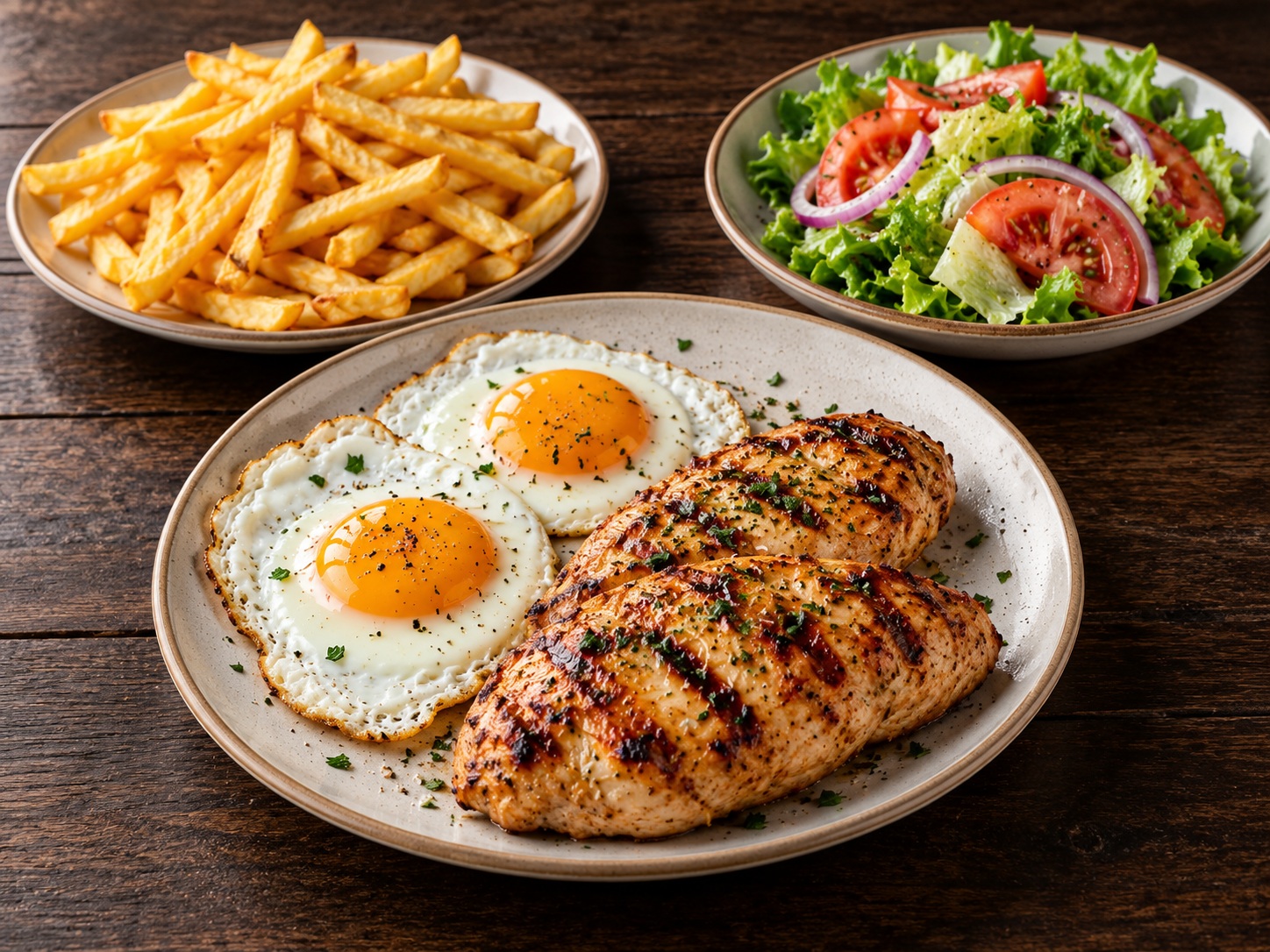 Foto provisional del combinado de pollo