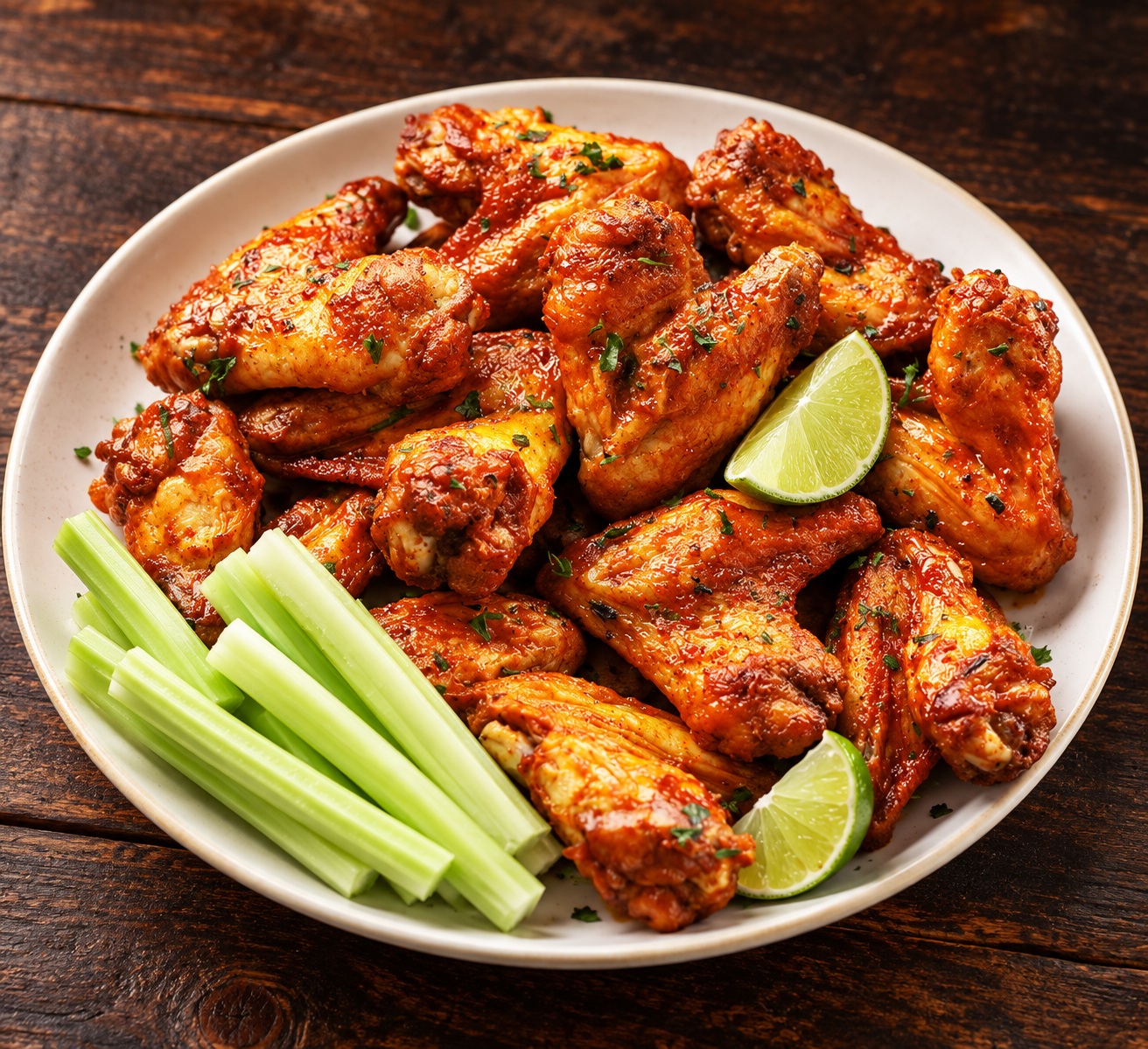 Foto provisional de alitas de pollo
