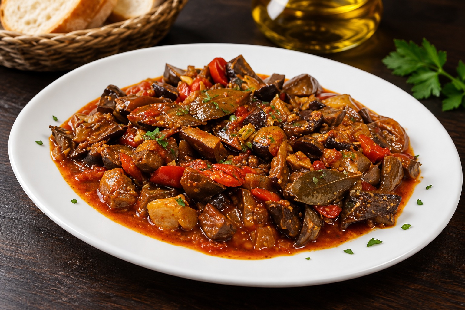 Foto provisional de asadurilla en salsa